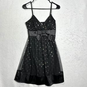 Taboo Party Cocktail Knee Length Dress Spaghetti Straps Size Large